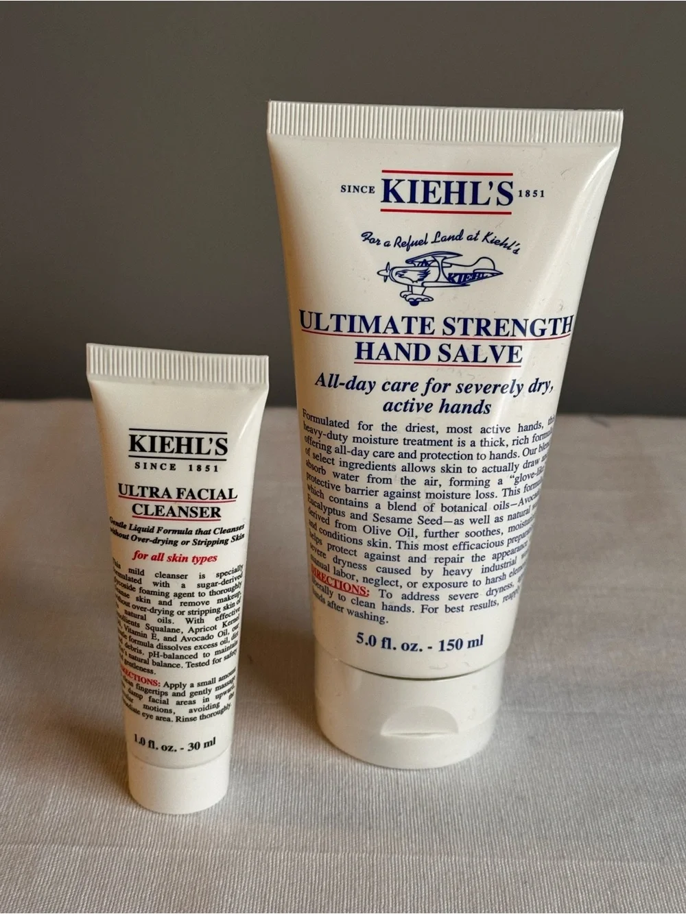Kiehl's White Hand Salve & White Ultra Facial Cleanser Duo